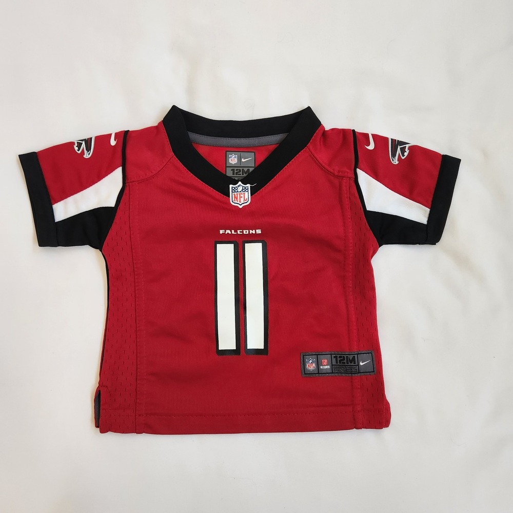 Nike Red Atlanta Falcons Julio Jones #11 Jersey, Kids 12M, football, NFL, baby